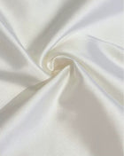 Ivory Square-Neck Ruffle Long-Sleeve Party Dress - garment detail