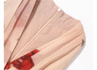Rose Print V-Neck Chiffon Slit Maxi Dress - garment detail or back view