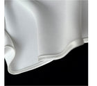 Square-Neck Satin Slit Maxi Dress - garment detail