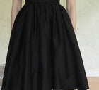 Sleeveless Round-Neck A-Line Cocktail Midi Dress - garment detail