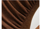 Metallic Knit Ruched Long Sleeve Maxi Dress - garment detail or back view