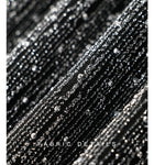 Embellished Metallic Sleeveless Mermaid Maxi Dress - garment detail or back view