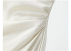 Keyhole Buckle Detail Ruched Maxi Dress - garment detail or back view