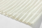 Ivory Sequin-Bodice Pleated Party Maxi Dress - garment detail