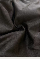 Black Off-Shoulder Ruffle Mermaid Evening Dress - garment detail