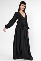 Morgana Tie Back Maxi Dress-Mary Wyatt London