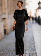 Women's Maxi Evening Dress - Black