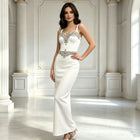 Women's Spaghetti-Strap Bandage Evening Dress