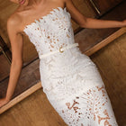 Women's Strapless Bandage Cover-Up Dress