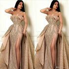 Women's Strapless Maxi Evening Dress