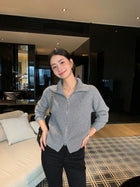 Maven Lin 智性模式 1OO羊毛立领毛衣开衫女双拉链针织外套上衣