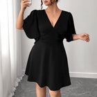 Women's Deep V-Neck Evening Dress