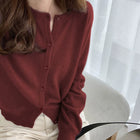 外贸原单意大利女装薄款外单清仓出口欧货羊绒针织开衫女毛衣外套