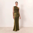 One-Shoulder Backless Bodycon Dress