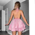 Women's Deep V-Neck Evening Dress