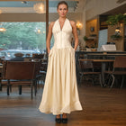 Women's Halter Maxi Evening Dress
