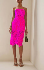 Women's Strapless Bandage Cover-Up Dress - Rose