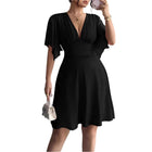 Women's Deep V-Neck Evening Dress