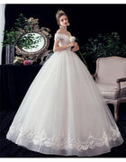 Strapless Lace Ball Gown Wedding Dress - product photo 4