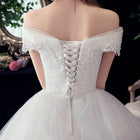 Strapless Lace Ball Gown Wedding Dress - product photo 7