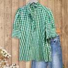 Picniq™ - Gingham Ruffle Blouse