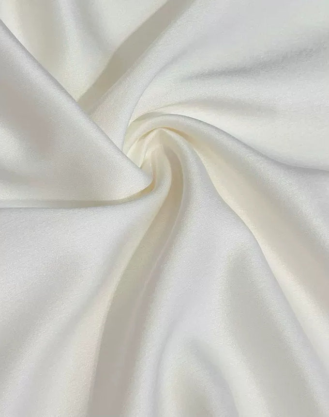 Ivory Square-Neck Ruffle Long-Sleeve Party Dress - garment detail