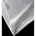 Square-Neck Satin Slit Maxi Dress - garment detail