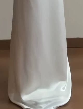 Ivory Embellished Strapless Evening Maxi Dress - garment detail