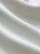 Ivory Scarf-Neck Satin A-Line Evening Dress - garment detail