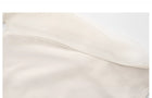 Beige One-Shoulder Draped Evening Maxi Dress - garment detail