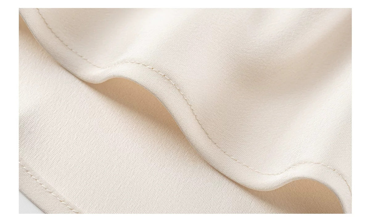 Beige One-Shoulder Draped Evening Maxi Dress - garment detail