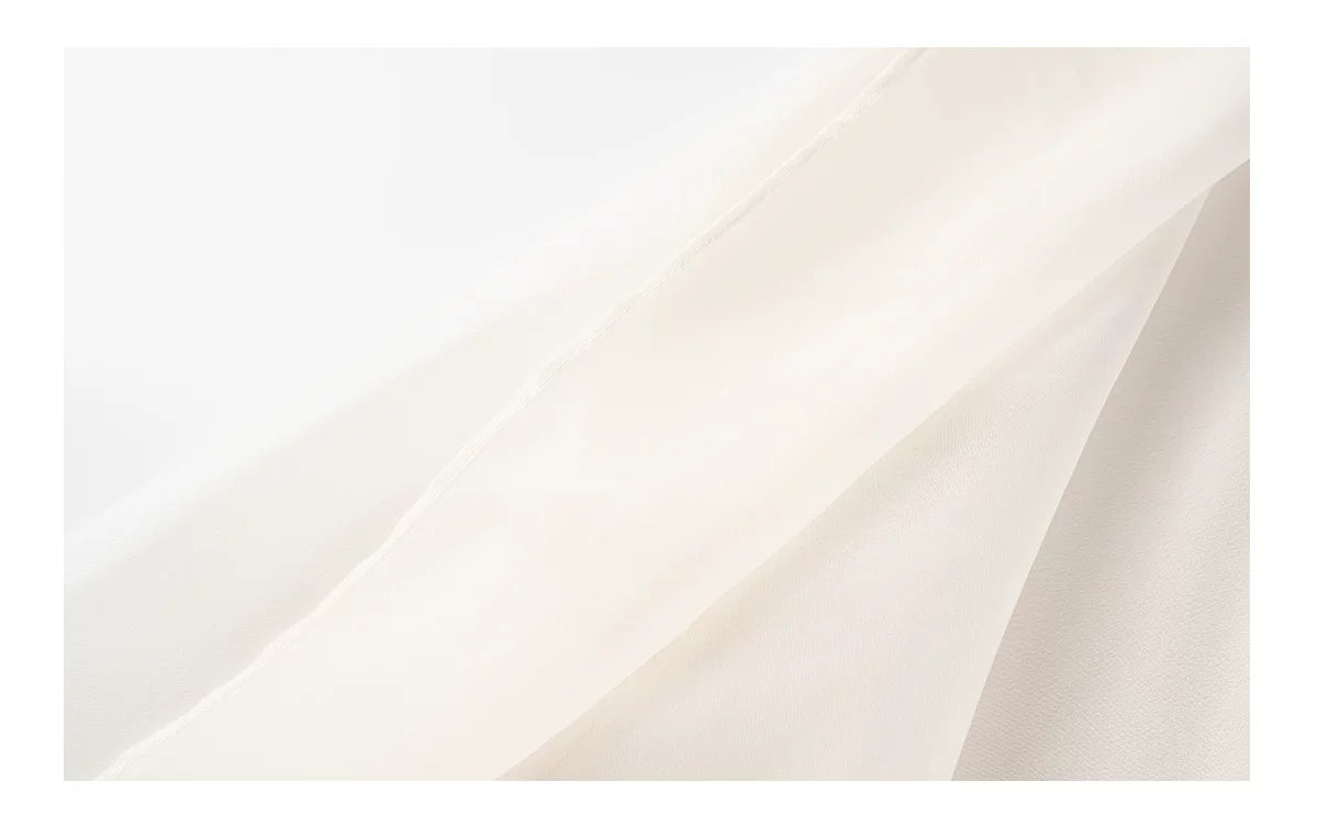 Beige One-Shoulder Draped Evening Maxi Dress - garment detail