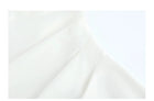 Off-Shoulder Satin Bow Cocktail Midi Dress - garment detail