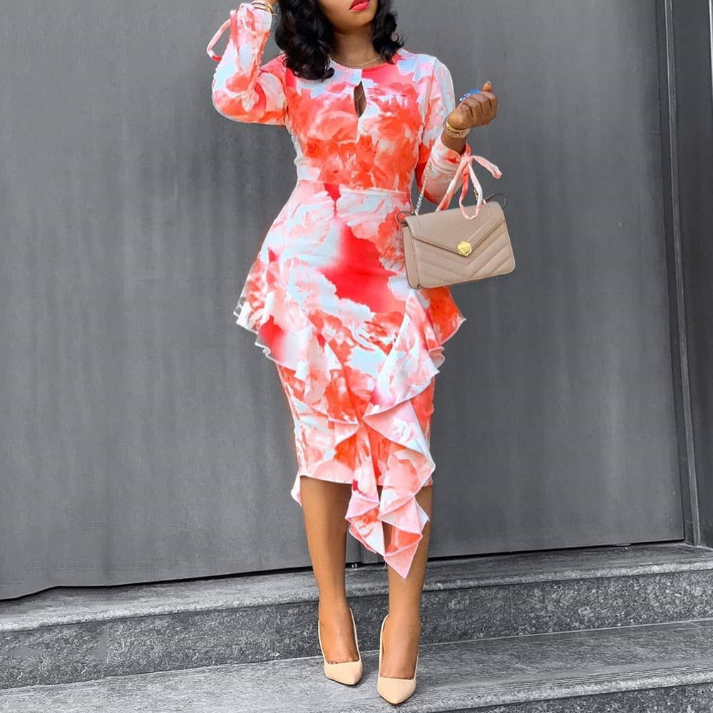 Women's Floral Bodycon Dress