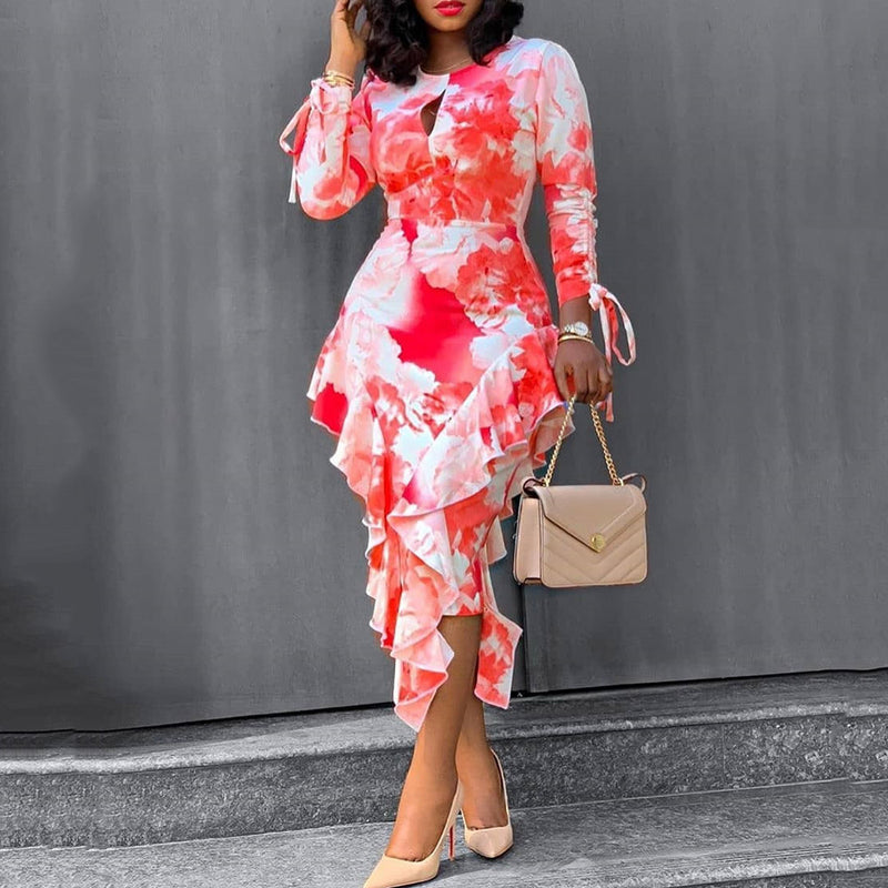 Women's Floral Bodycon Dress