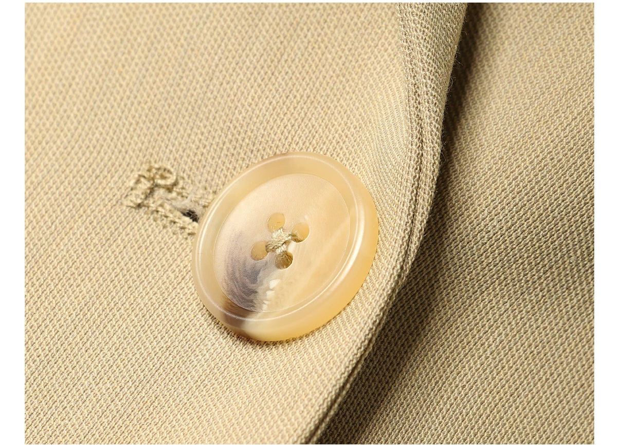 Belted Long Sleeve Blazer Mini Dress - garment detail or back view