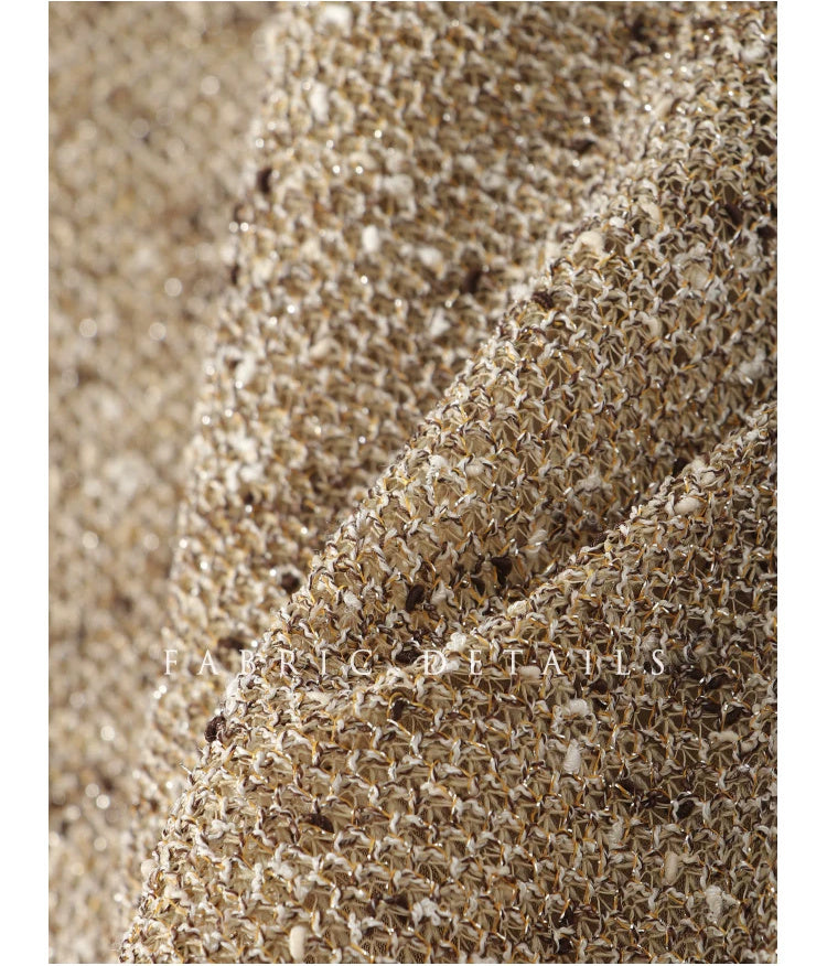Metallic Knit Slip Midi Dress - garment detail