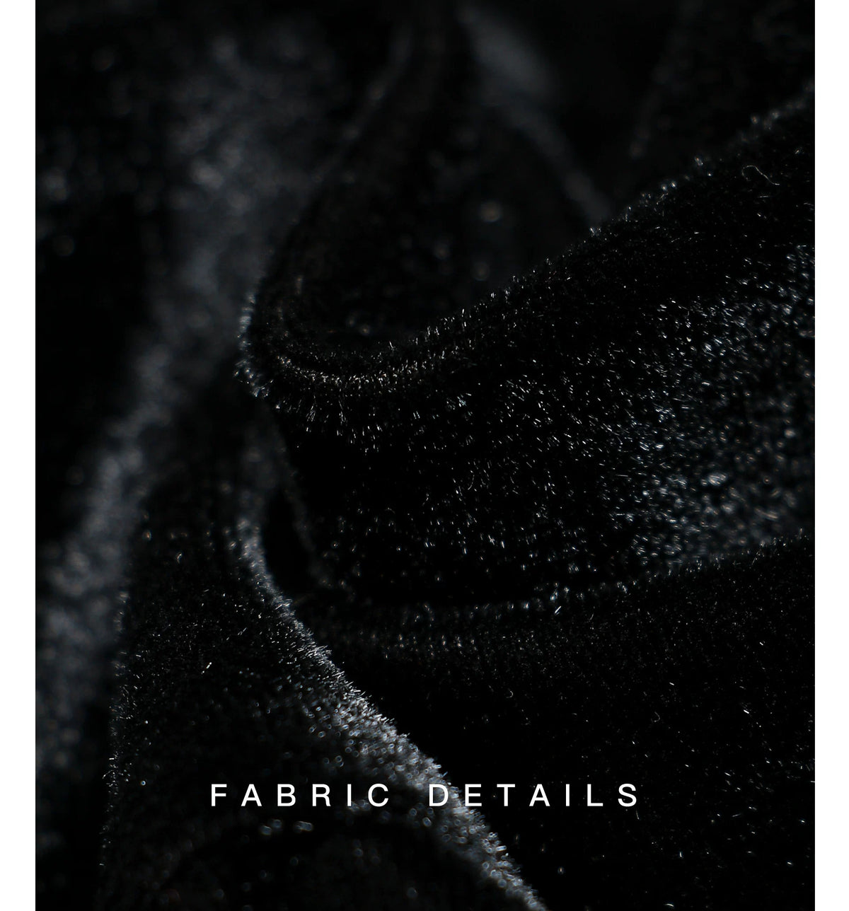 Contrast Collar Velvet Slit Maxi Dress - garment detail or back view