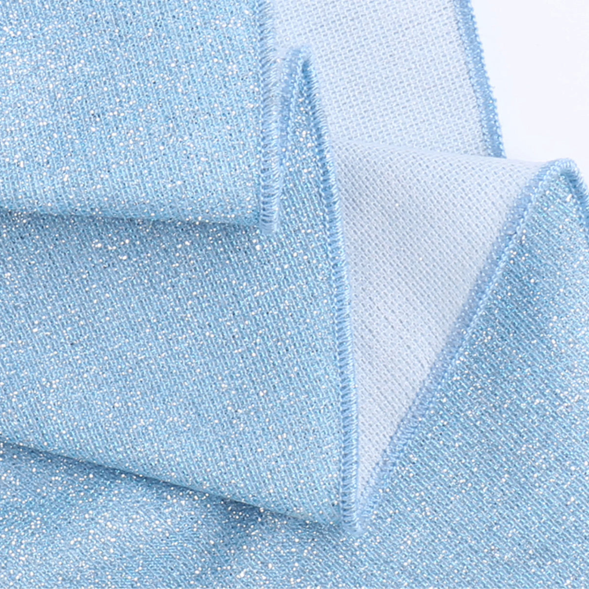Blue Cowl-Neck Ruched Strap Maxi Dress - garment detail