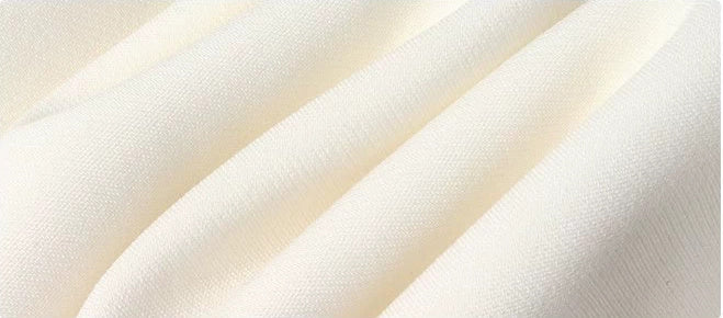 Ivory and Black Strapless Evening Maxi Dress - garment detail