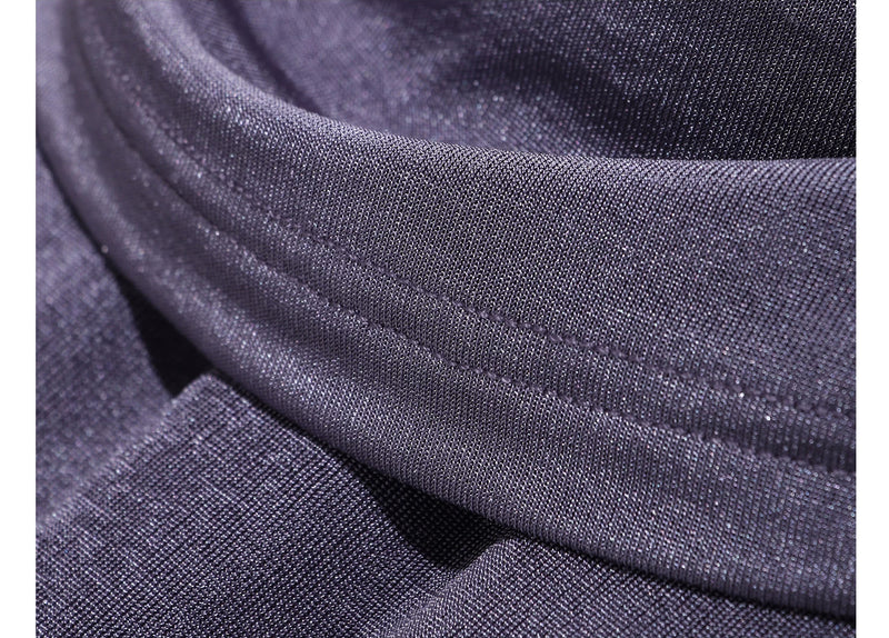 Sleeveless Ruched Knit Maxi Dress - garment detail or back view
