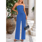 LilyCurve Summer Ribbed Crop Top & Shorts 2-Piece Set - Light Blue