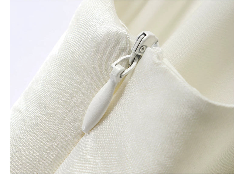 Keyhole Buckle Detail Ruched Maxi Dress - garment detail or back view