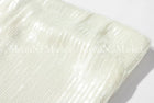 Ivory Sequin-Bodice Pleated Party Maxi Dress - garment detail