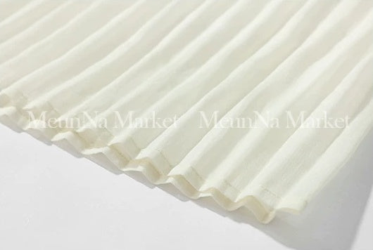 Ivory Sequin-Bodice Pleated Party Maxi Dress - garment detail