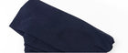 Navy Off-Shoulder Mesh-Skirt Evening Dress - garment detail