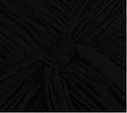 Black Plunging Halter Evening Maxi Dress - garment detail
