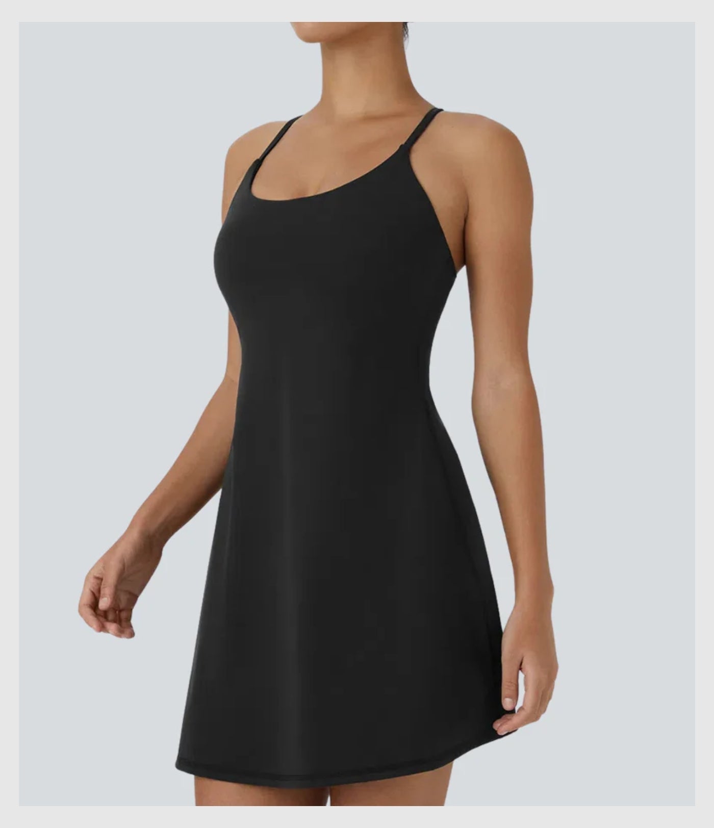 FlexVeil™ Strappy Built-In Active Dress