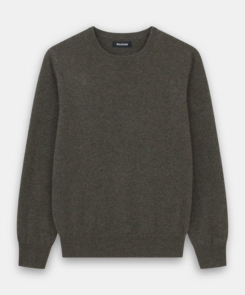 The Essential $75 Cashmere Sweater Mens Olive
