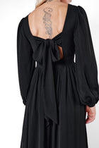 Morgana Tie Back Maxi Dress-Mary Wyatt London
